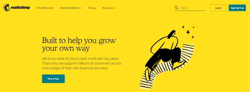 Knowmad Lawyer - captura Mailchimp homepage